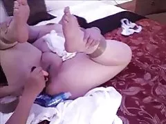 Amatir gemuk Asia mainan dewasa bermain